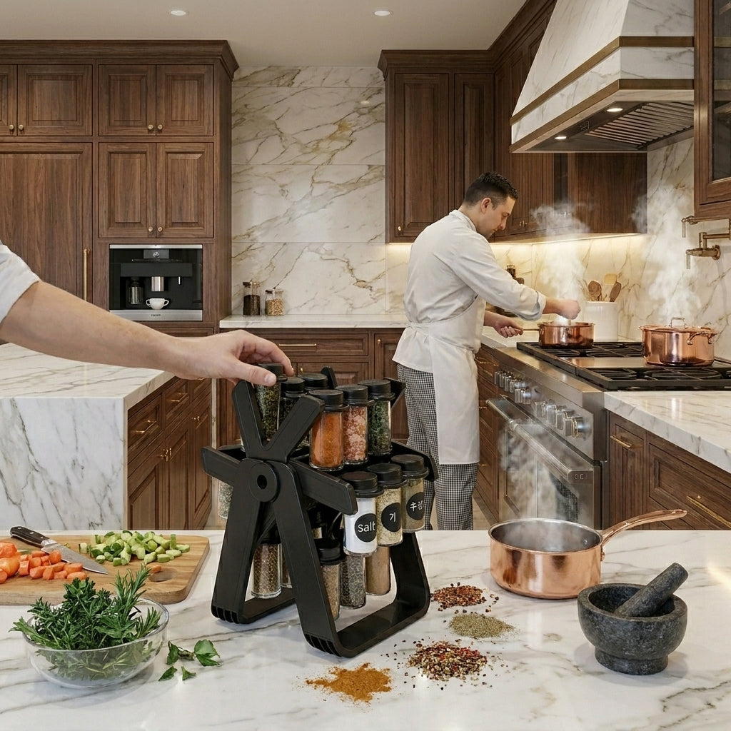 Rotating Spice Rack
