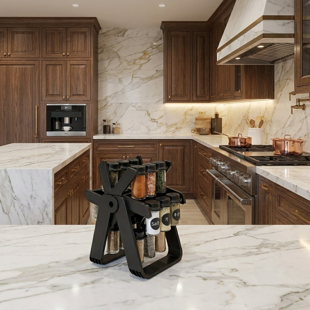 Rotating Spice Rack