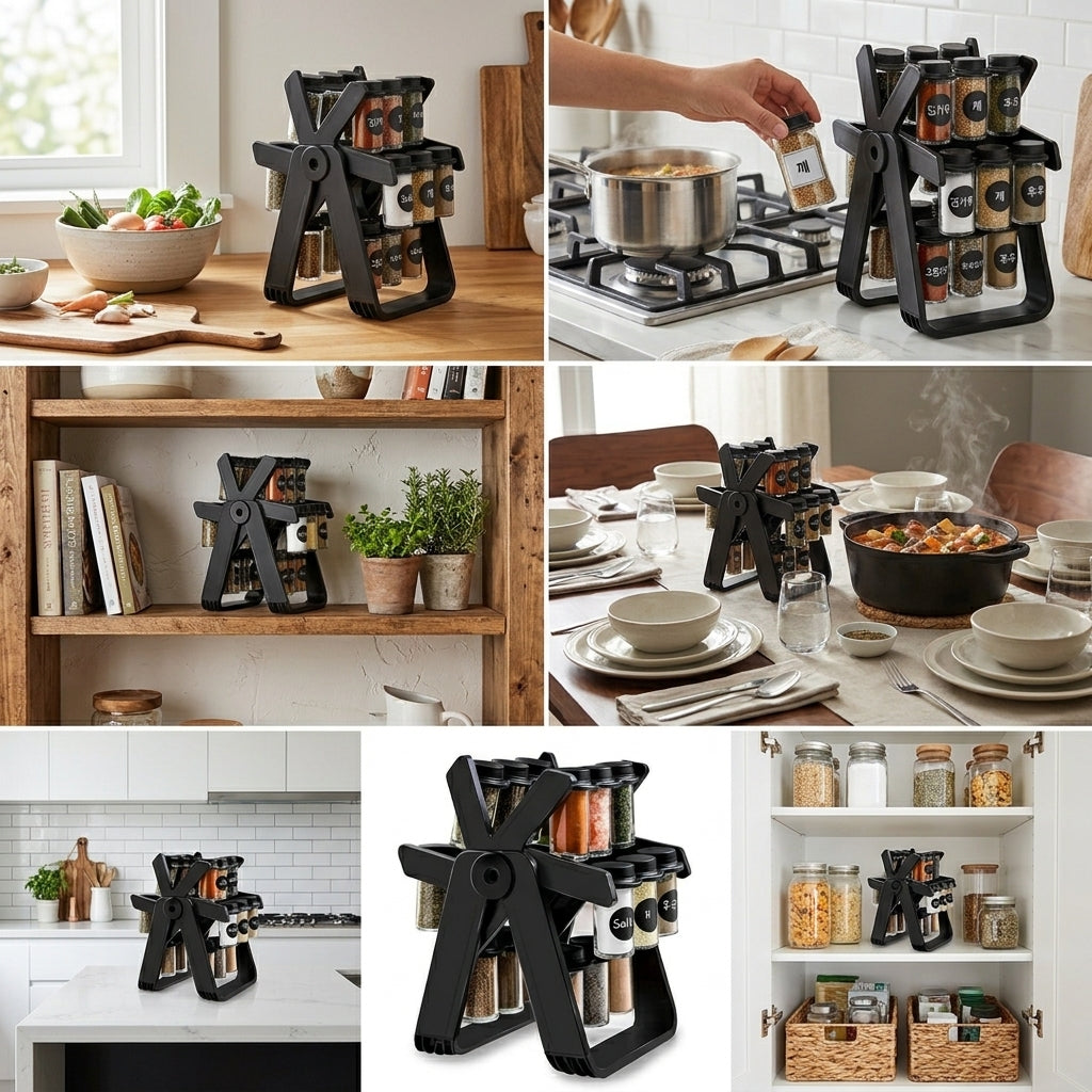 Rotating Spice Rack