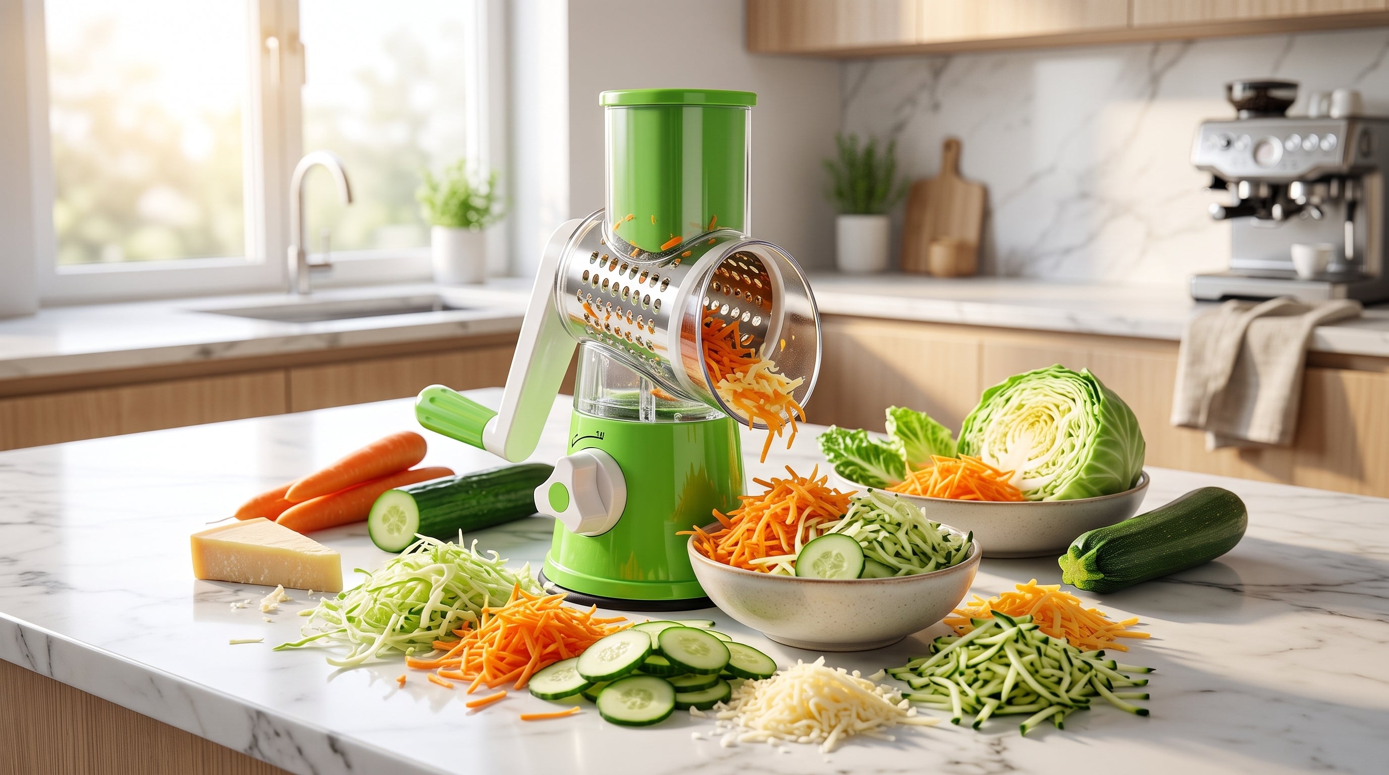 Table Top Drum Grater