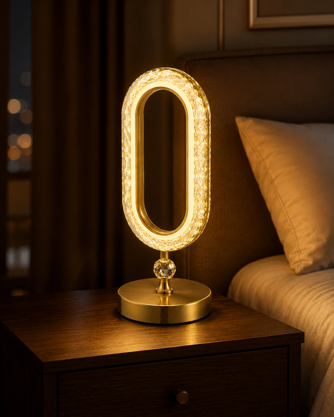 Crystal LED Table Lamp