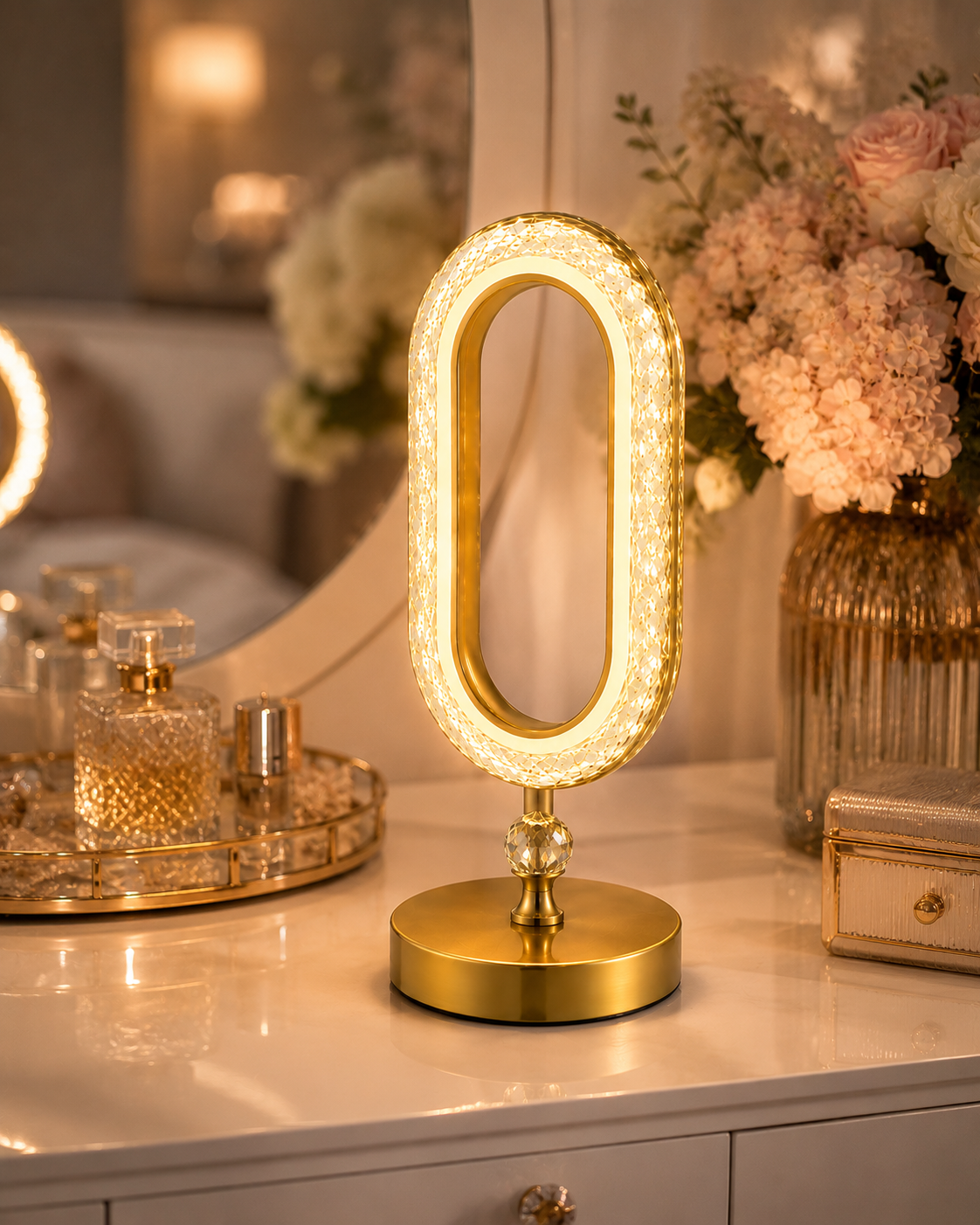 Crystal LED Table Lamp