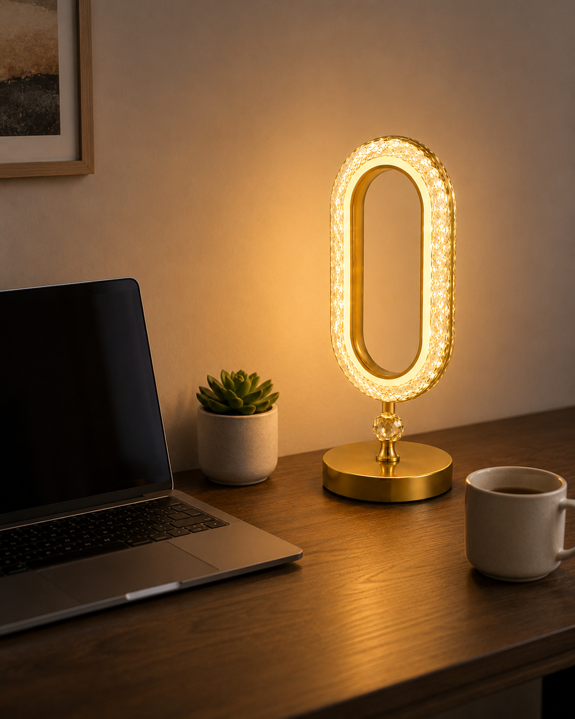 Crystal LED Table Lamp