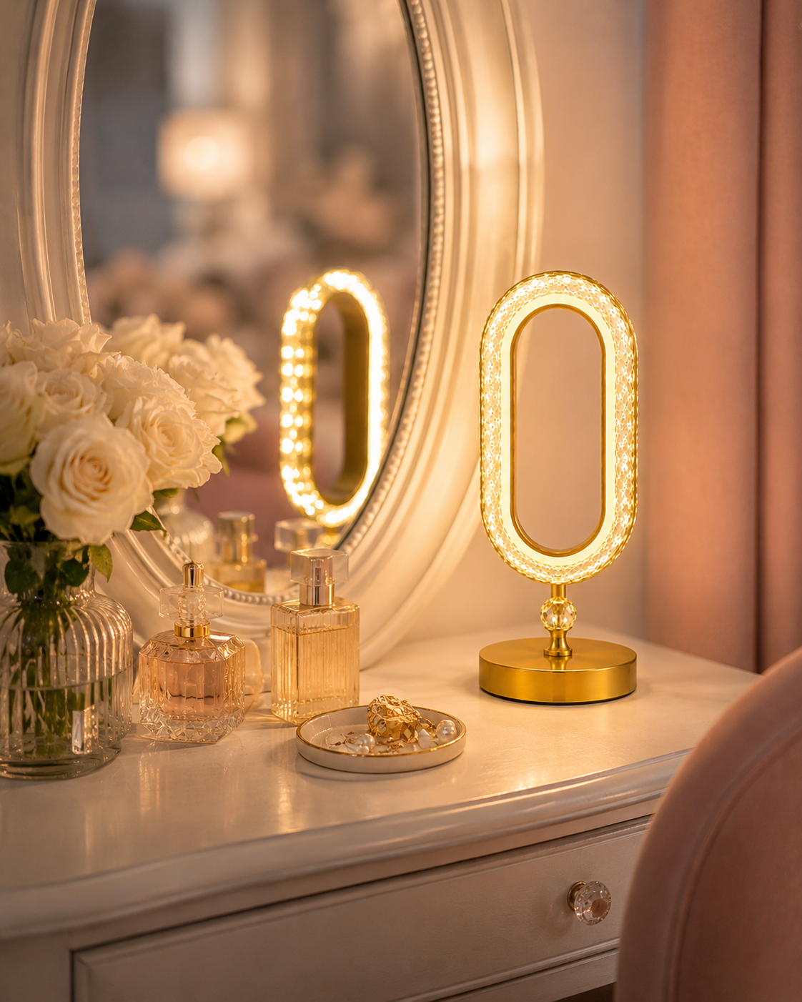 Crystal LED Table Lamp