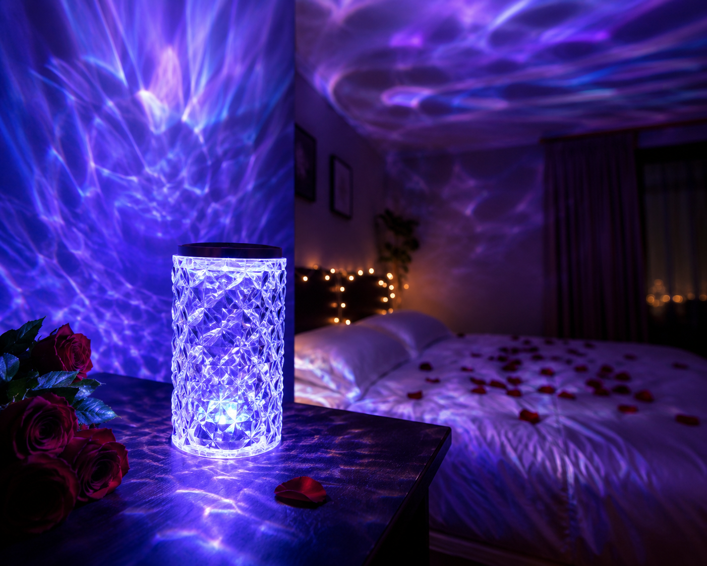 LED Crystal Table Lamp