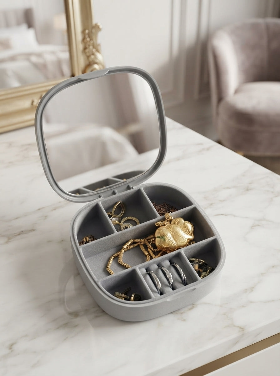 Organizer & Jewellery Box with Mirror