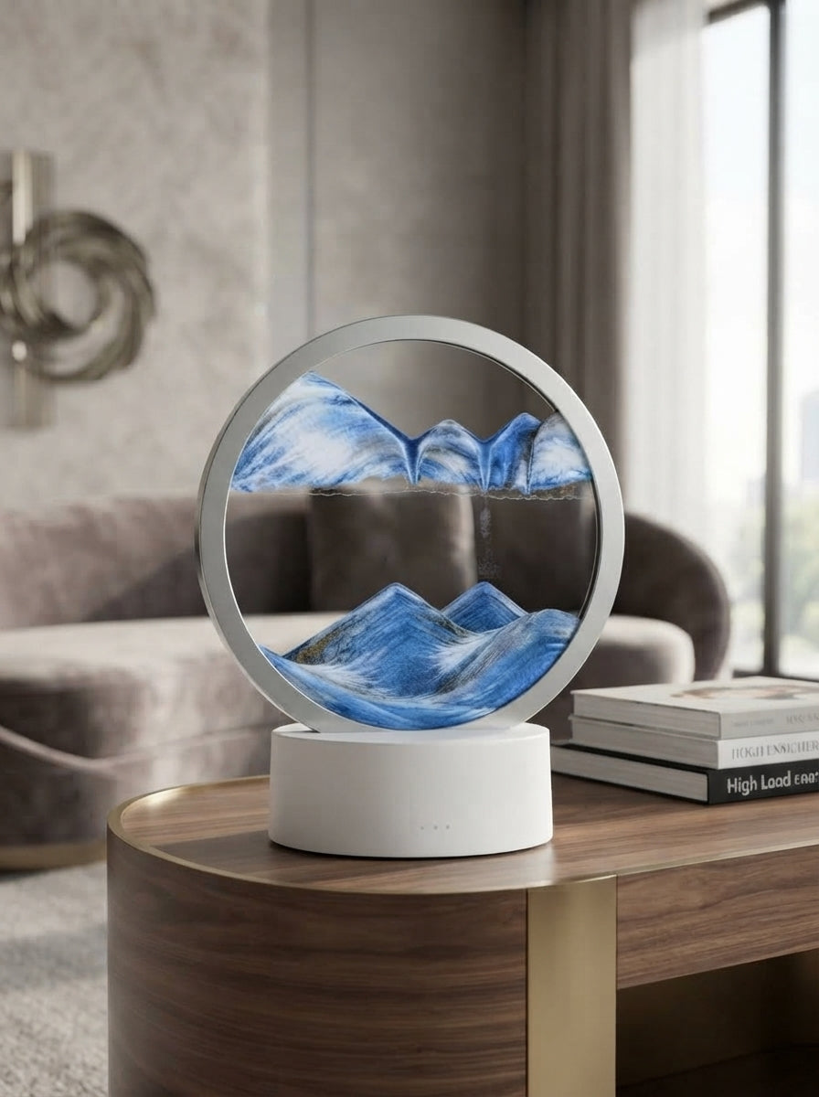3D Moving Sand Art LED Lamp