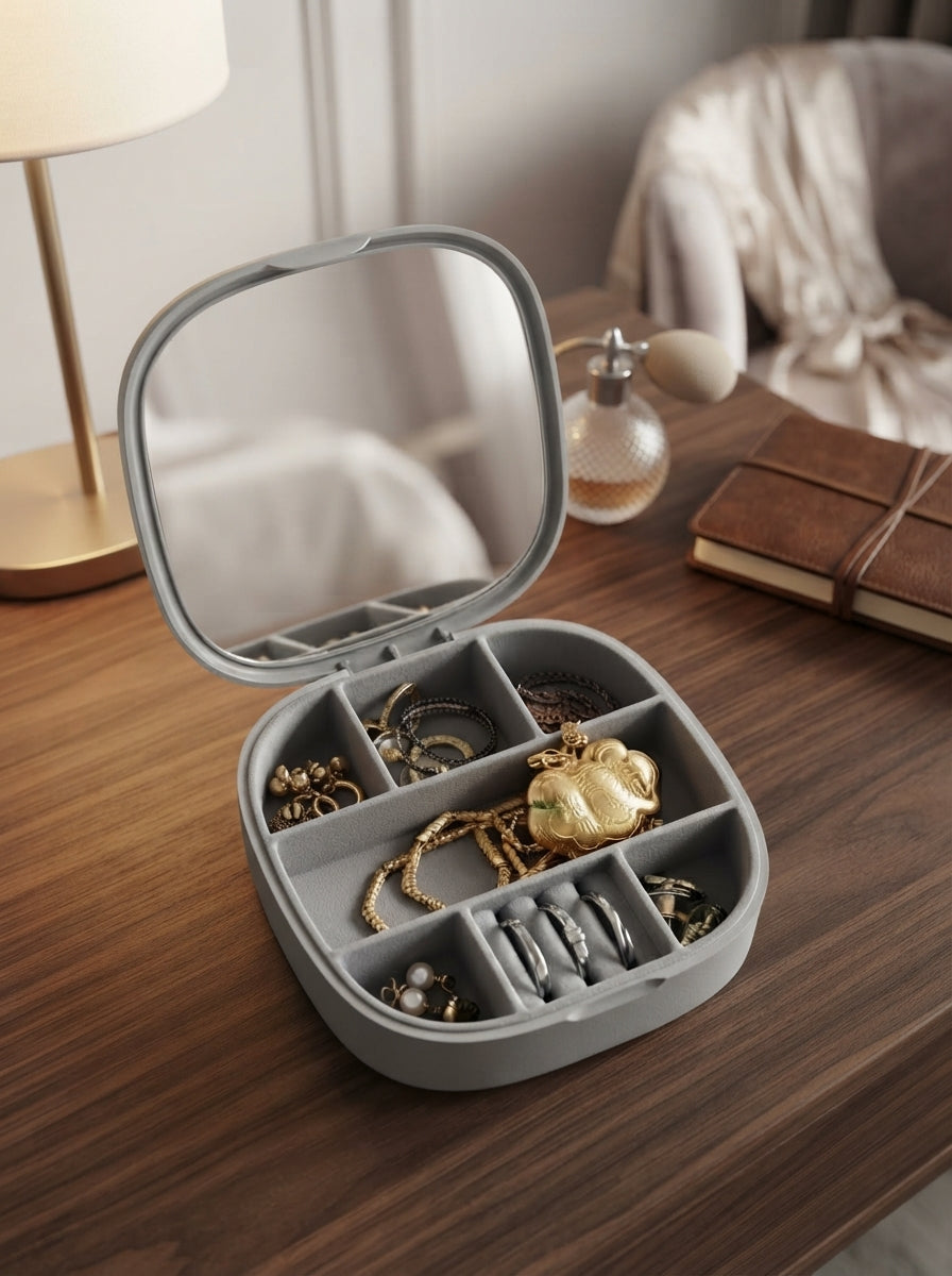 Organizer & Jewellery Box with Mirror