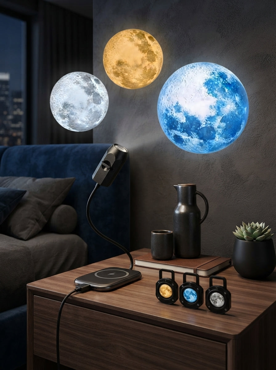 USB Moon & Earth Projection