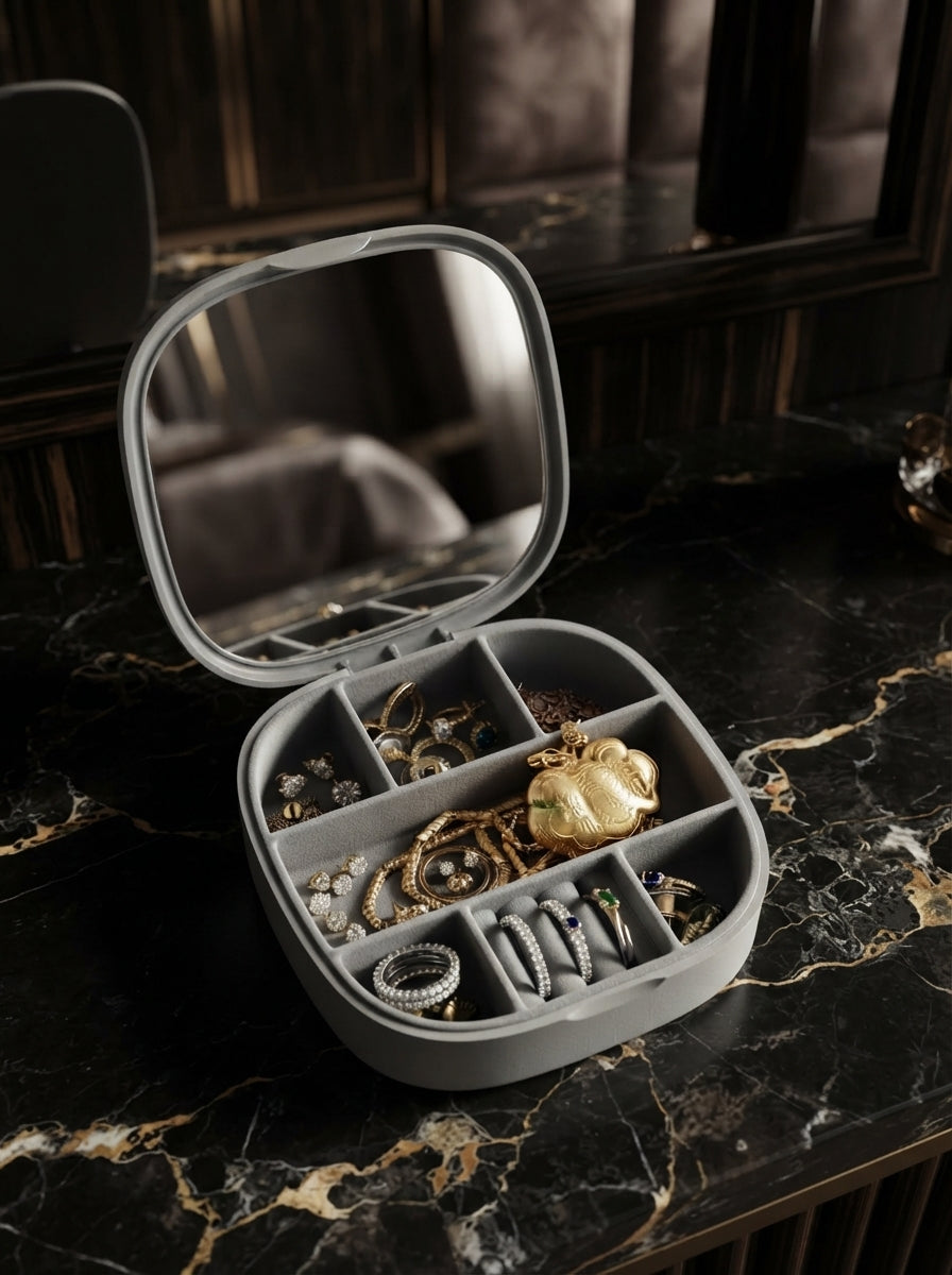 Organizer & Jewellery Box with Mirror