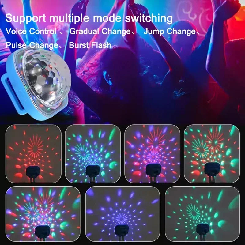 Rechargeable LED Sound-Controlled Ambient Lamp