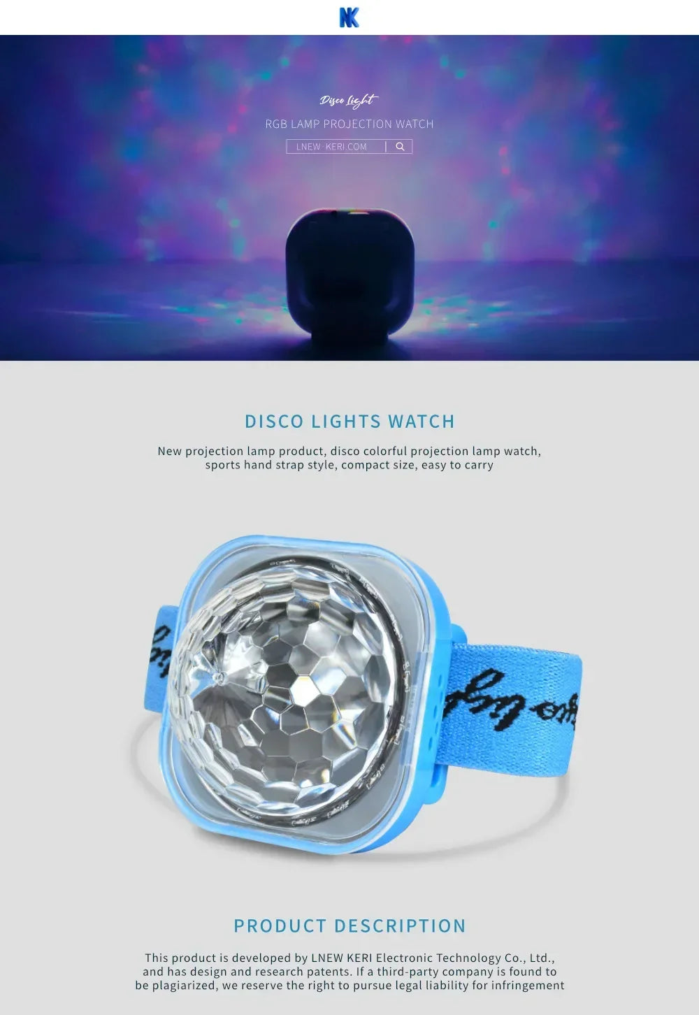Rechargeable LED Sound-Controlled Ambient Lamp