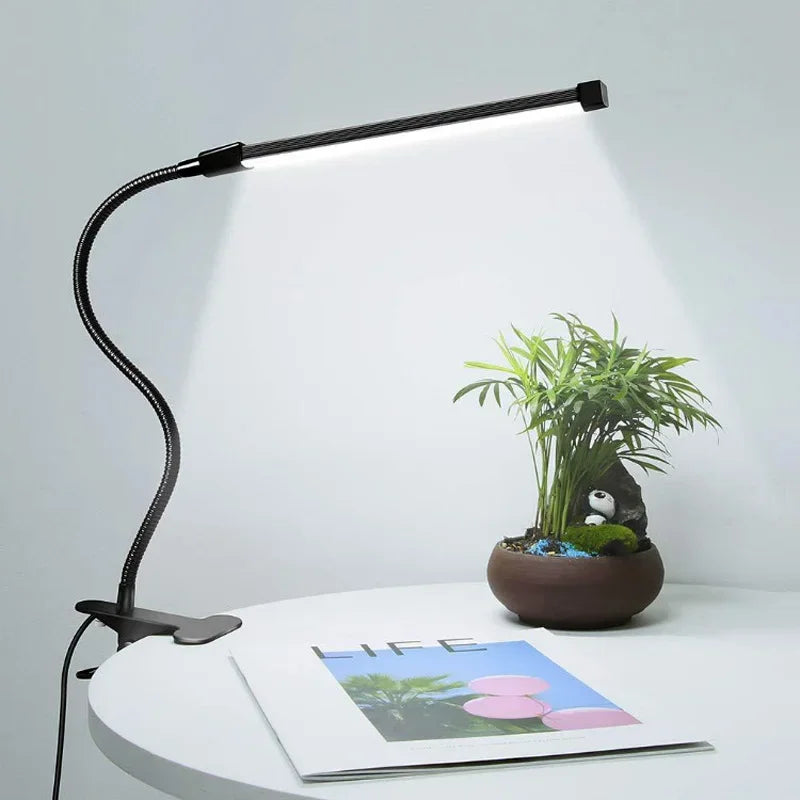 Lampe de bureau LED clipable