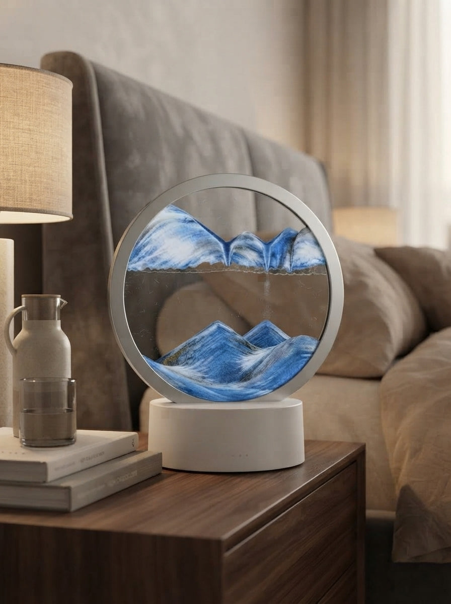 3D Moving Sand Art LED Lamp