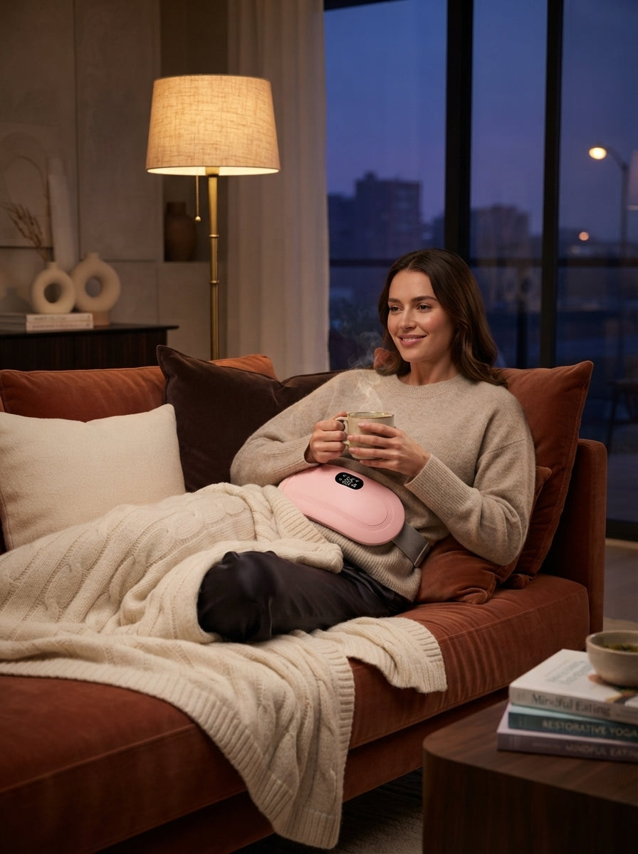Digital Period Heating Pad | Rechargeable Electric Heat Pad