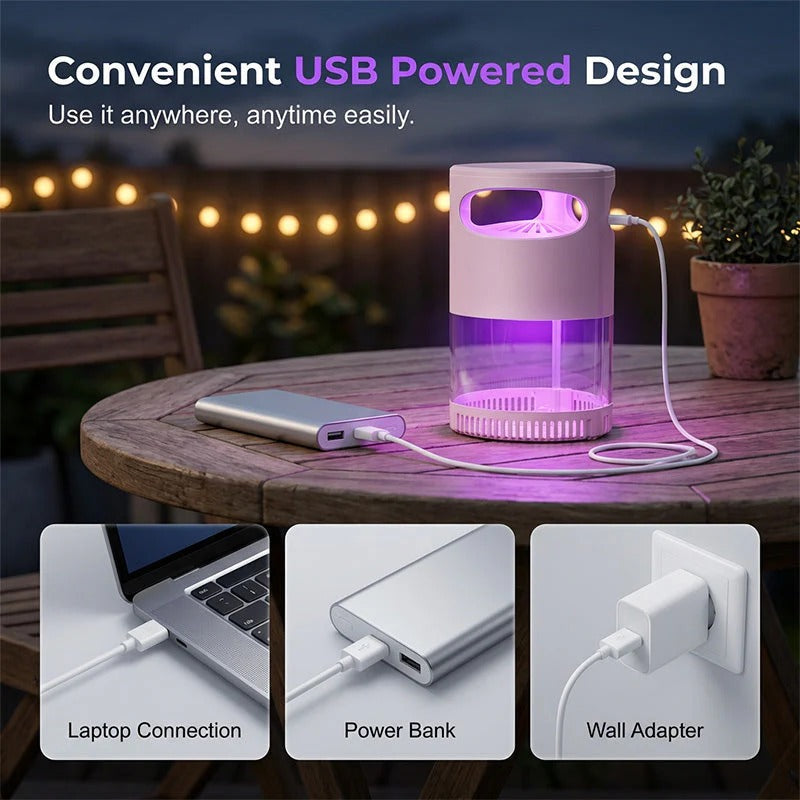 Quiet USB Mosquito Killer Lamp