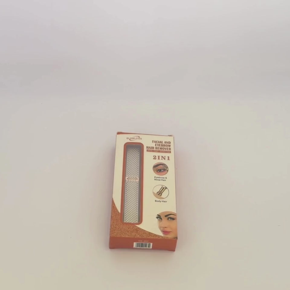 2-in-1 Flawless Facial Hair Remover