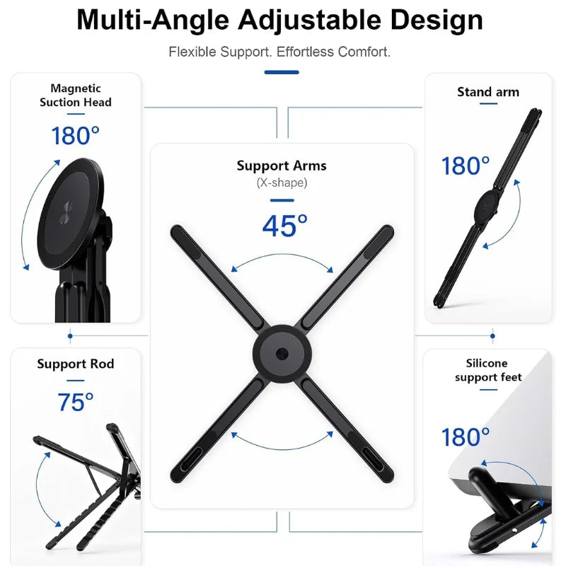 3-in-1 Magnetic Foldable Stand